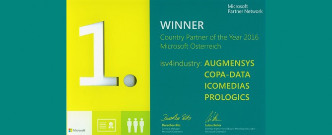isv4industry ist Microsoft Partner des Jahres