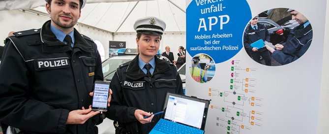 Pilotprojekt zu Mobile Policing im Saarland