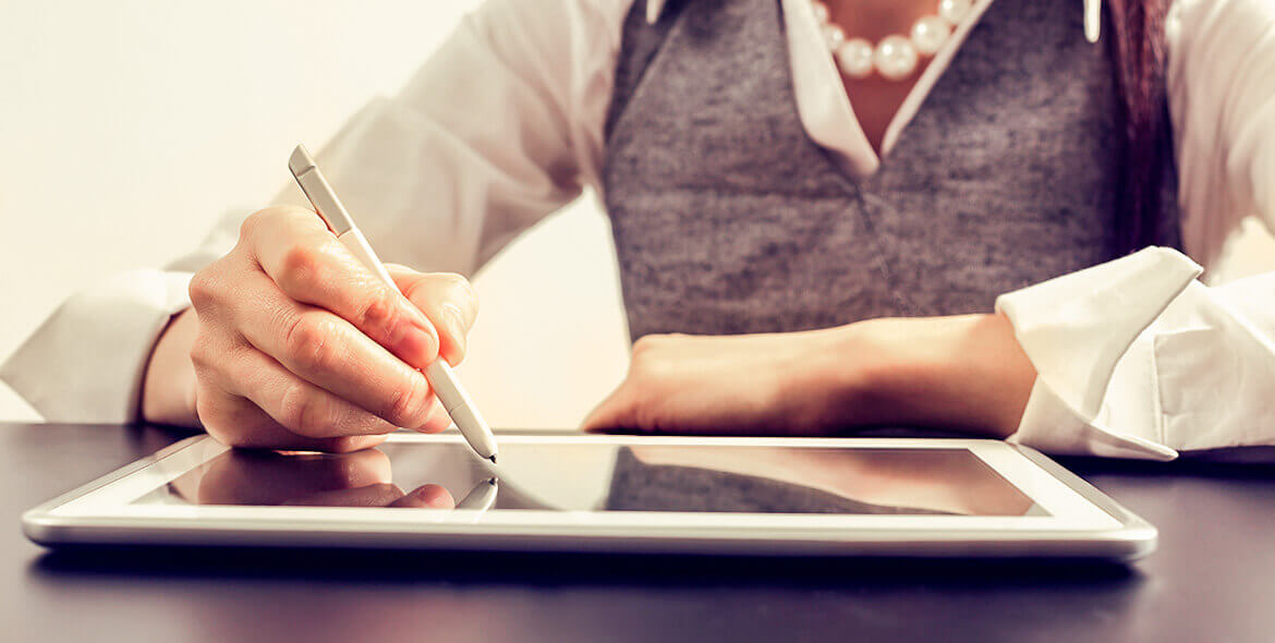 HF-Signature-Tablet HybridForms Online-Modus