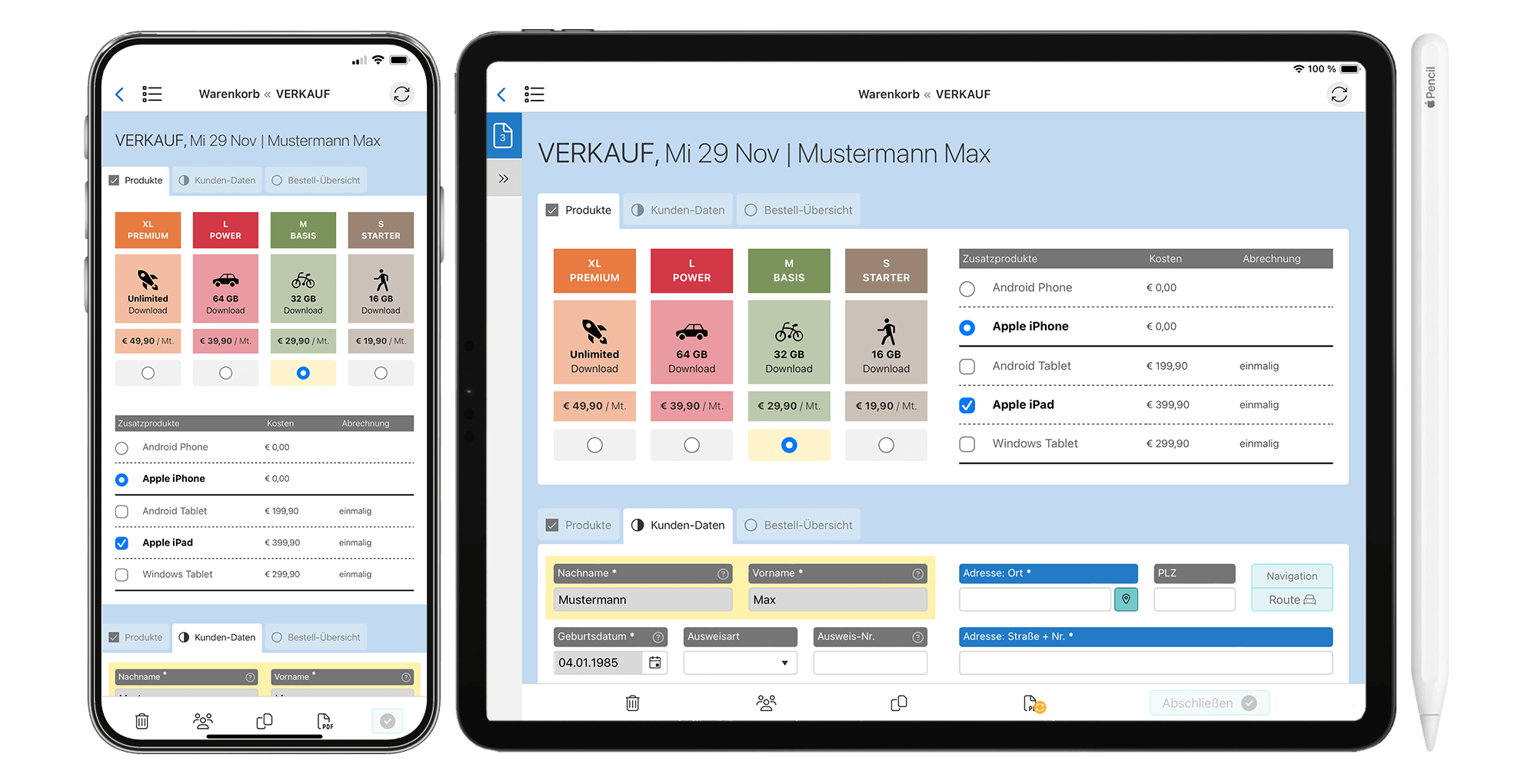 Kostenlose Demo-App im Apple App Store