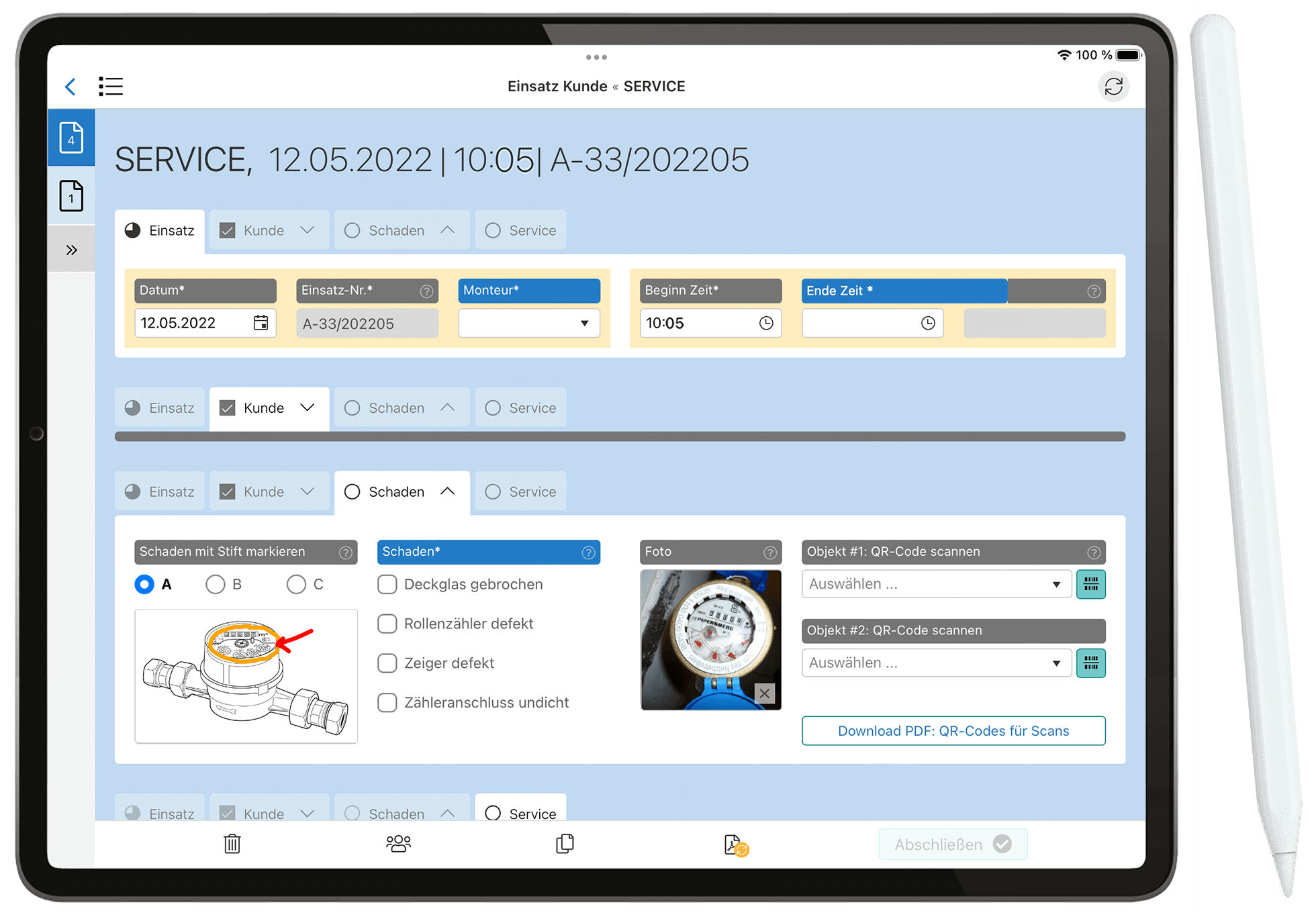 HybridForms: Mobile responsive Formulare – Tablet