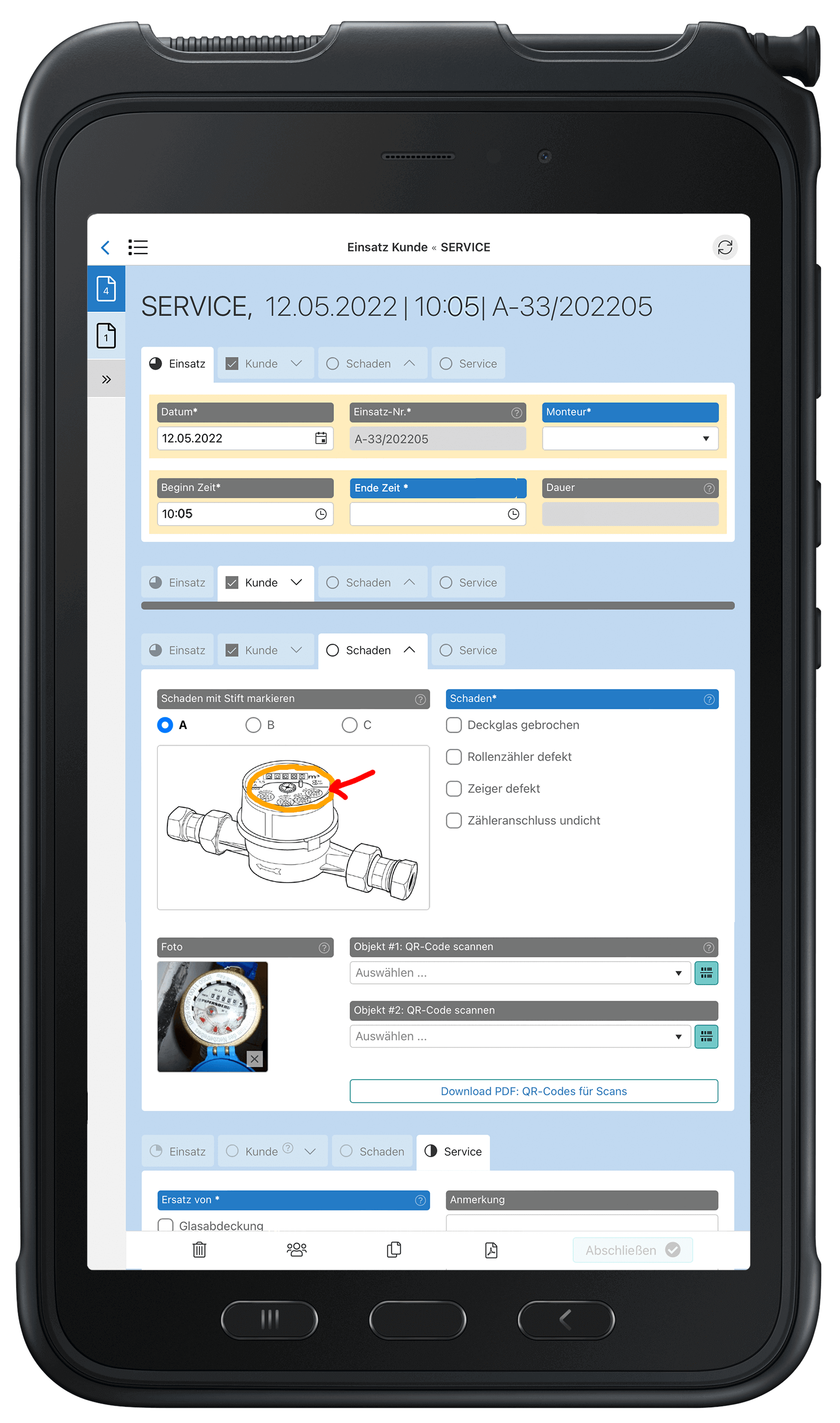 HybridForms: Mobile responsive Formulare – Tablet