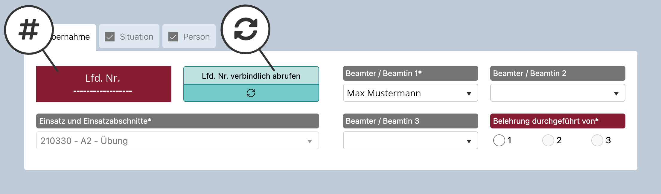 HybridForms: Nummern-Generator – Counter