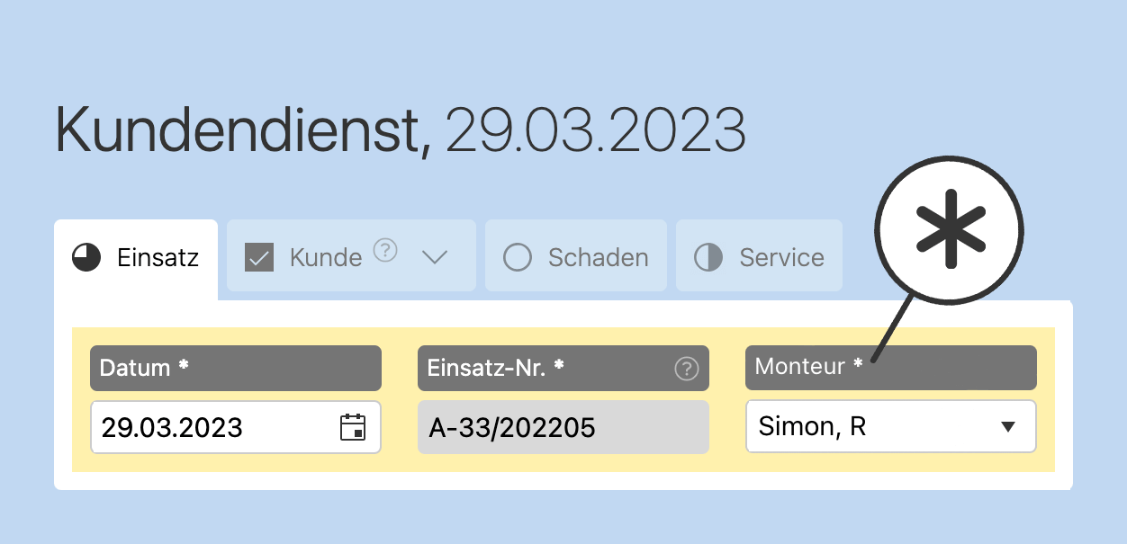 HybridForms App: Usability – ausgefülltes Pfichtfeld HybridForms App: Usability - ausgefülltes Pfichtfeld