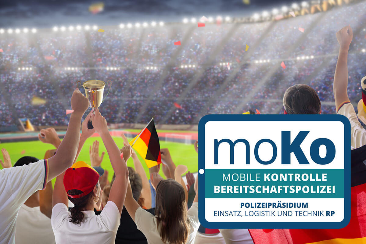 moKo – Mobile Kontrolle von Per­sonen & Gruppen der Bereitschafts­polizei Rheinland-Pfalz 2023