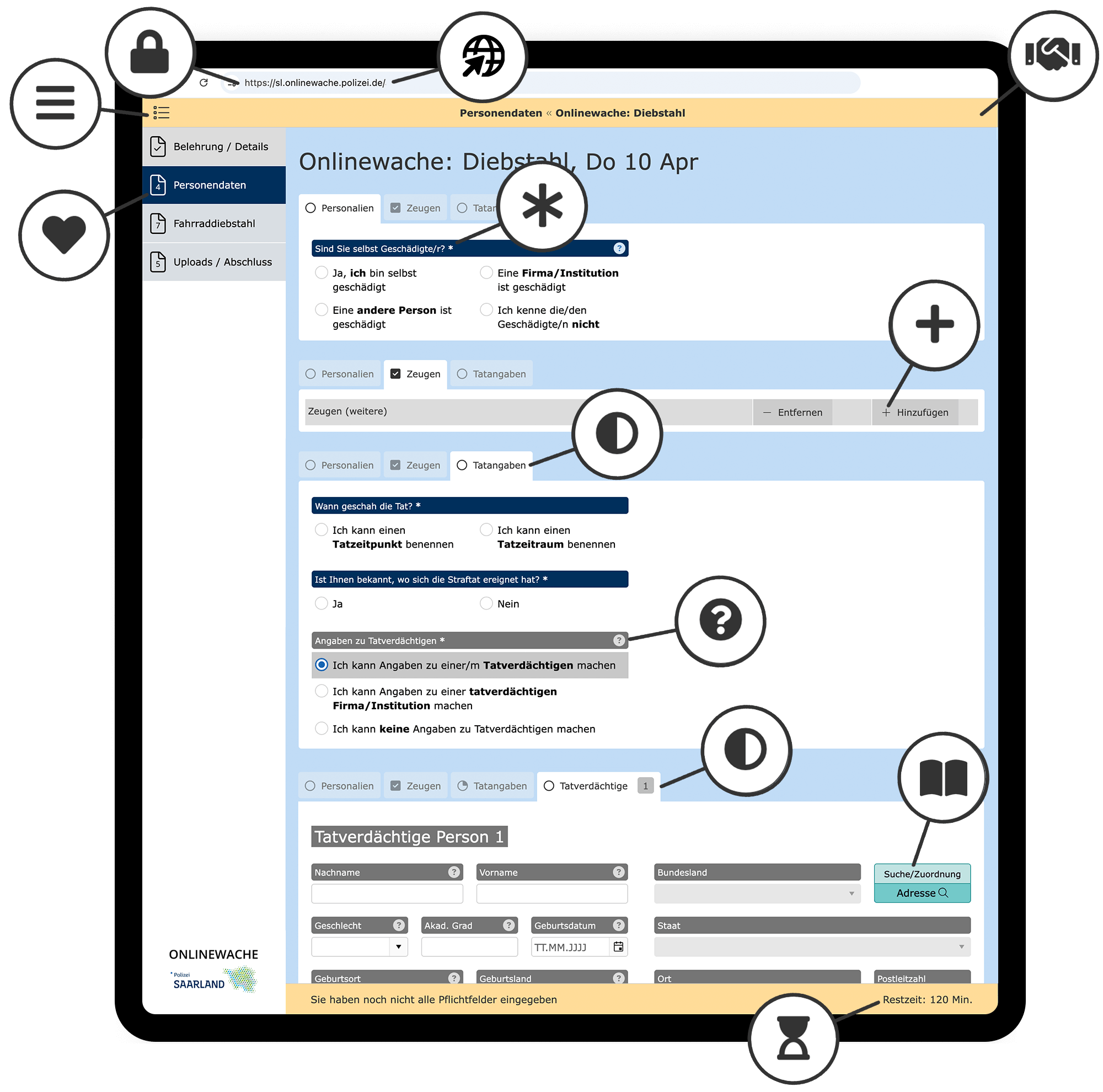 HybridForms: Onlinewache mit ReachOut Server