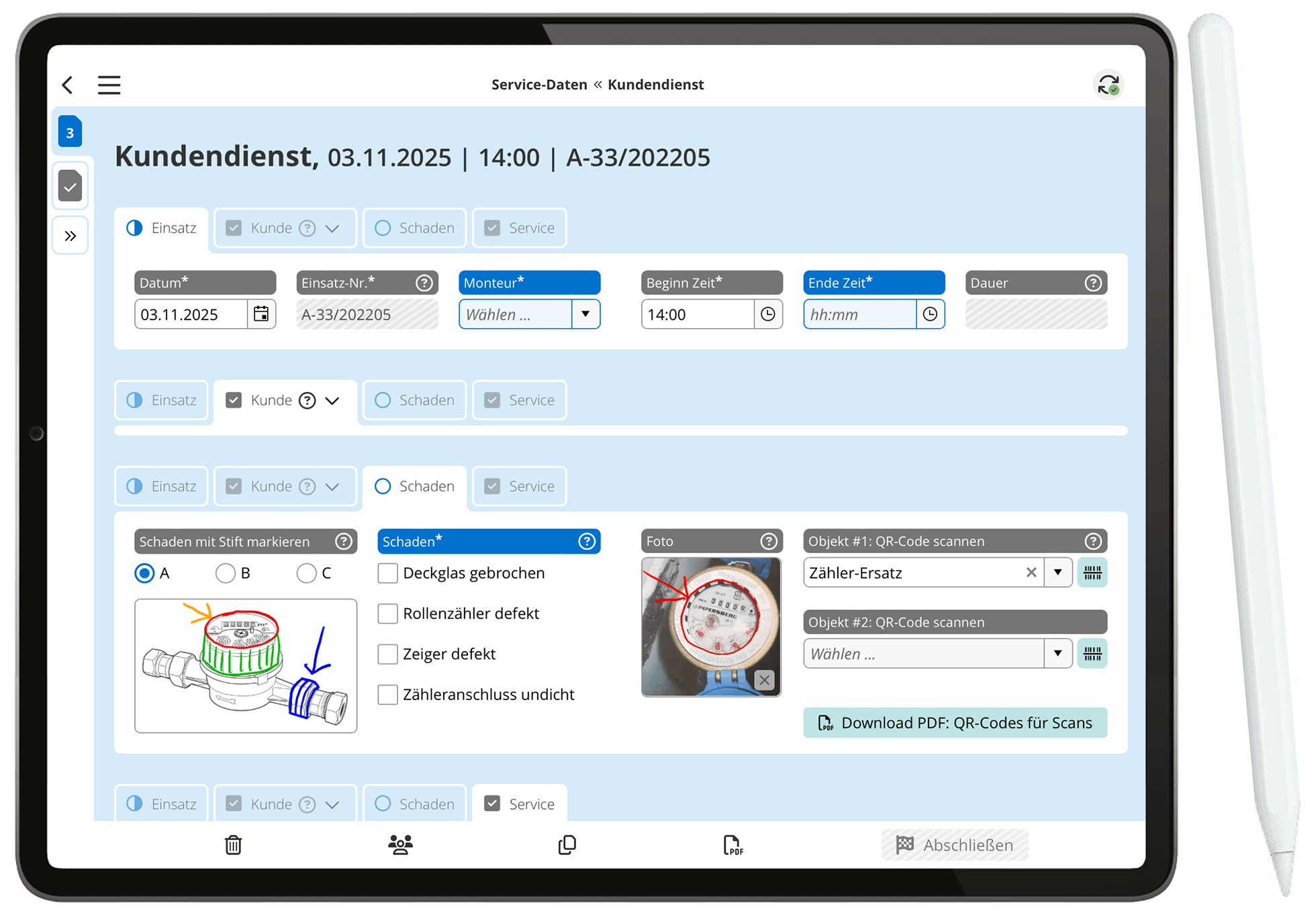 HybridForms: Mobile responsive Formulare – Tablet HybridForms: Mobile responsive Formulare – Tablet