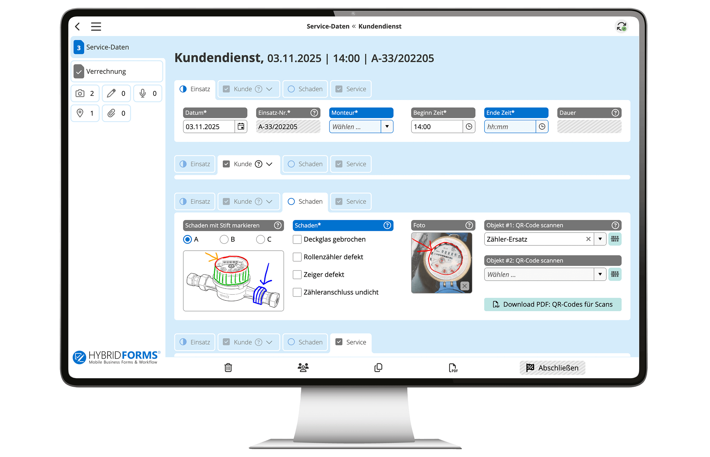 HybridForms: Mobile responsive Formulare – Desktop HybridForms: Mobile responsive Formulare – Desktop