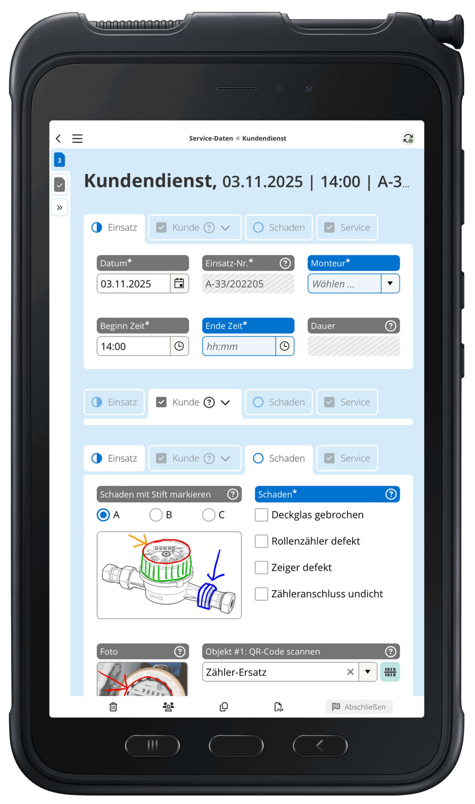 HybridForms: Mobile responsive Formulare – Tablet HybridForms: Mobile responsive Formulare – Tablet