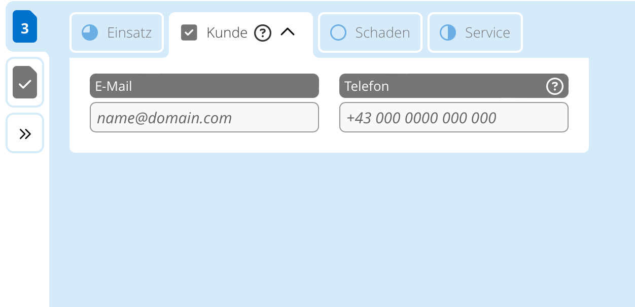 HybridForms App: Usability – Fehlermeldungen HybridForms App: Usability - Fehlermeldungen
