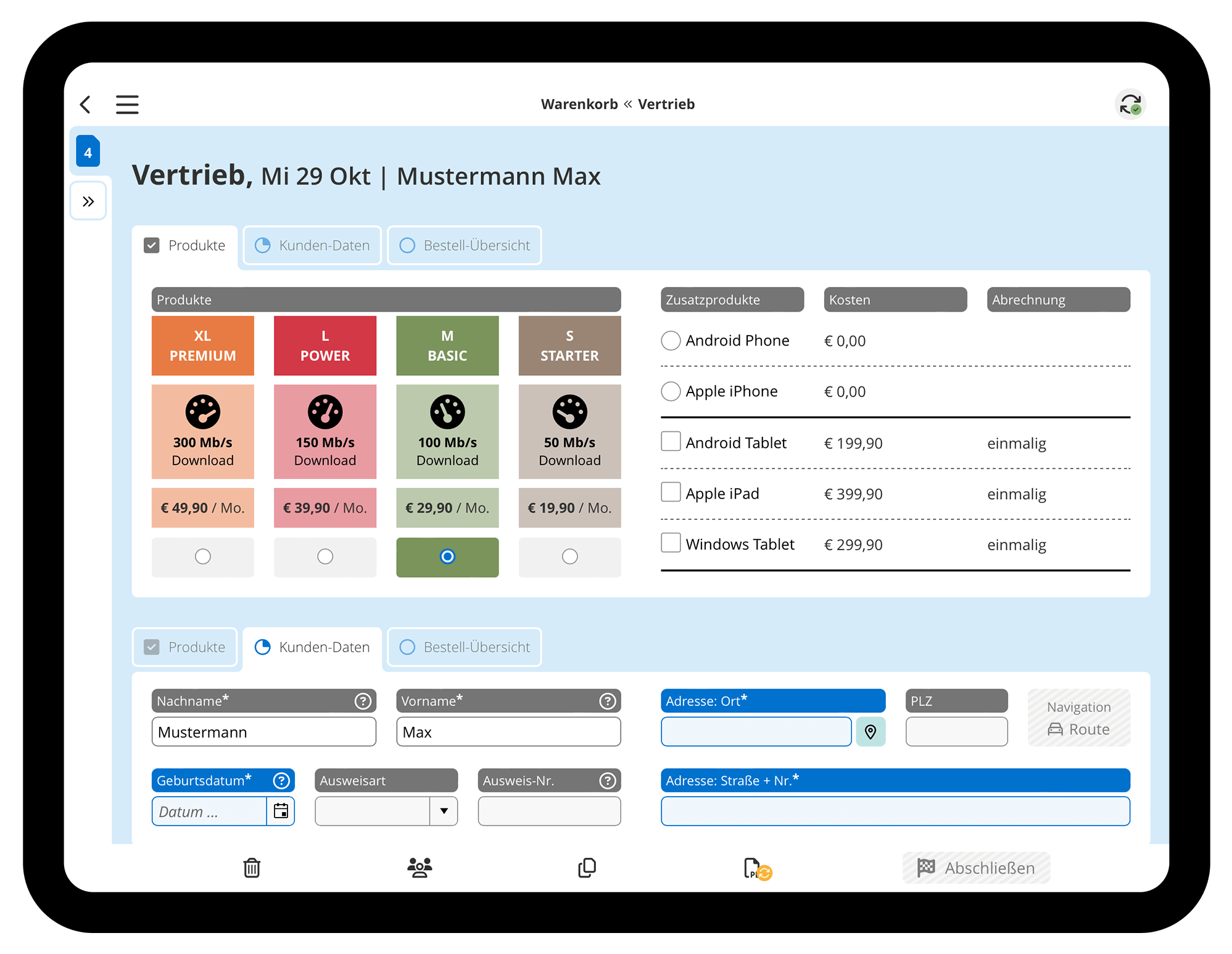 HybridForms: Use Case Vertrieb HybridForms: Use Case Vertrieb