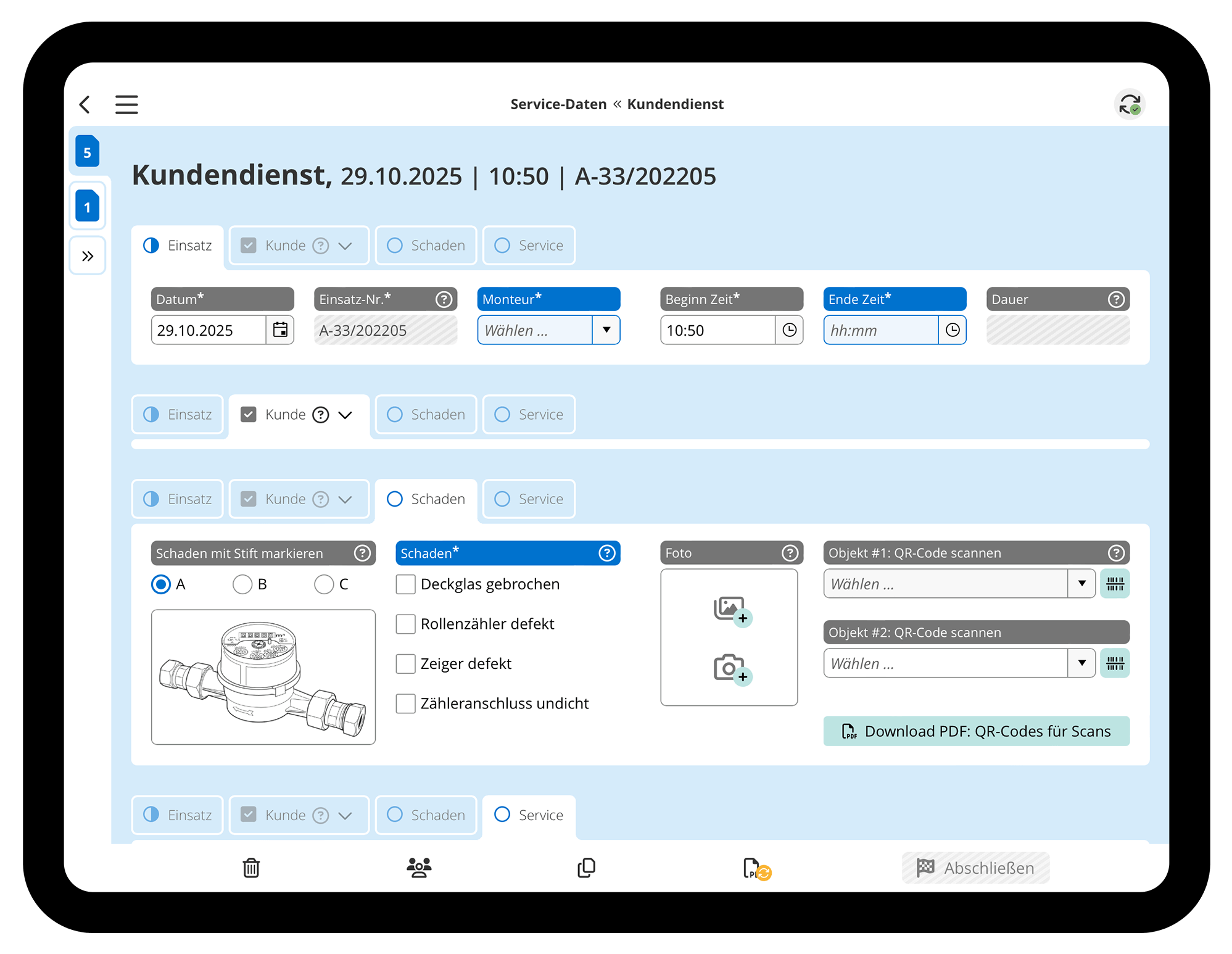 HybridForms: Use Case Kundendienst / Service HybridForms: Use Case Kundendienst / Service
