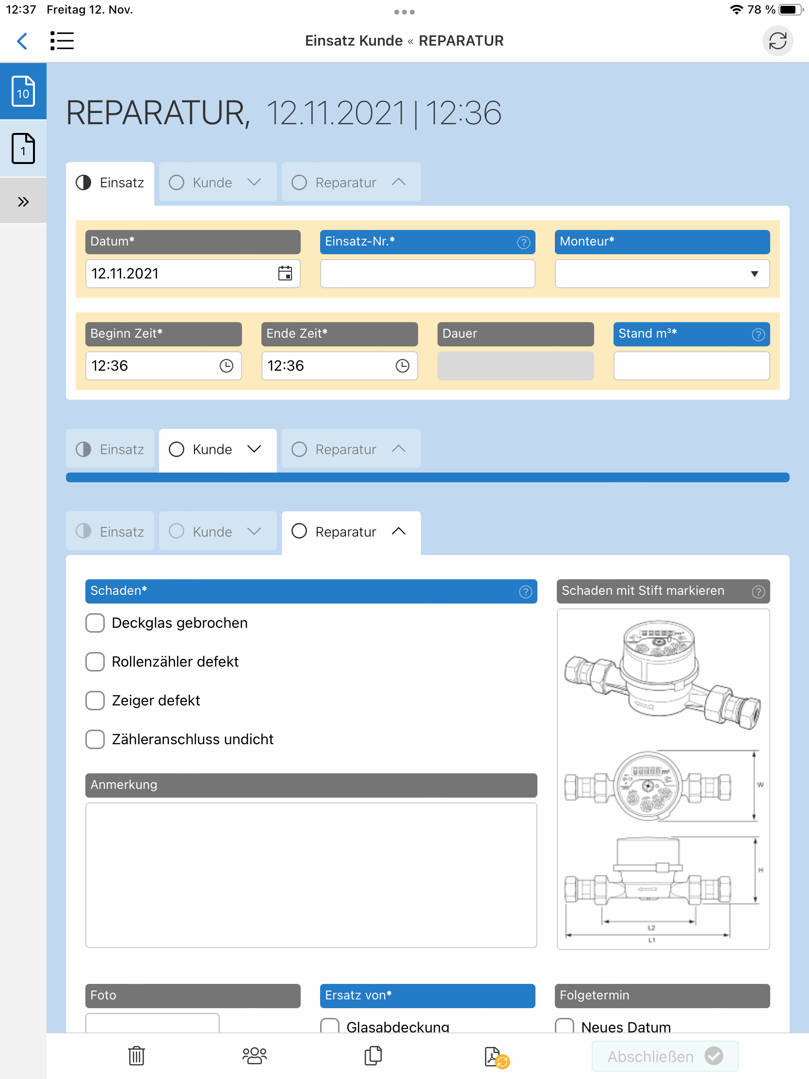 HybridForms: Adaptiver Zoom