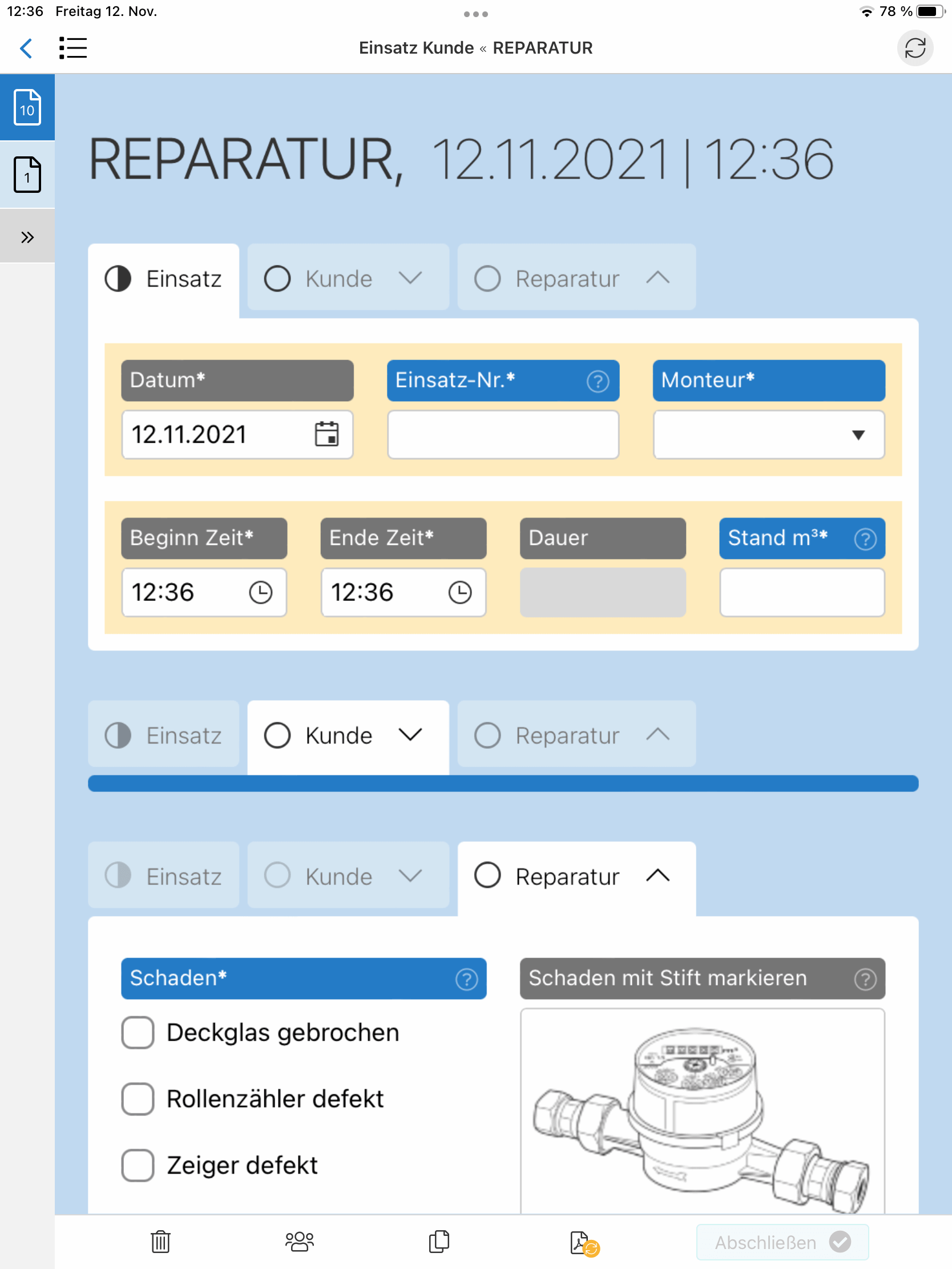 HybridForms: Adaptiver Zoom