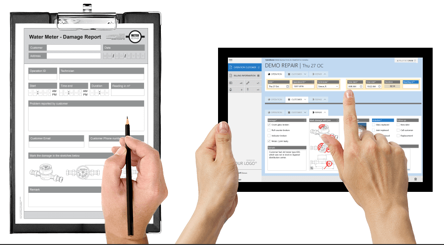 Digital transformation with HybridForms Digital transformation with HybridForms