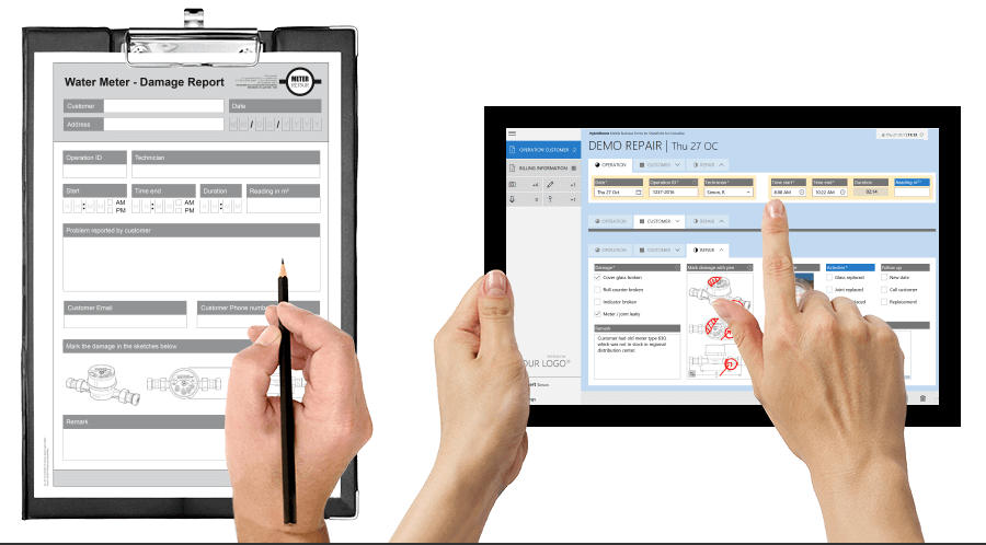 Digital transformation with HybridForms