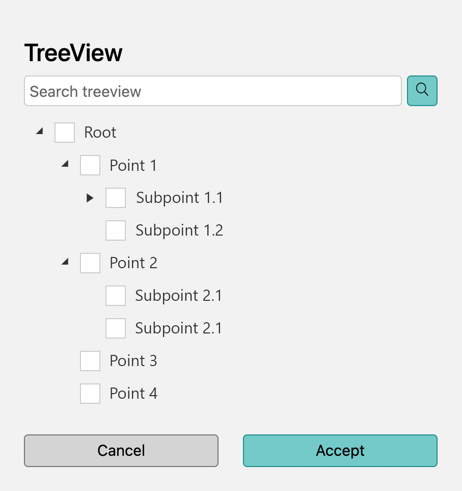 HybridForms Release Note 8.6: tree view