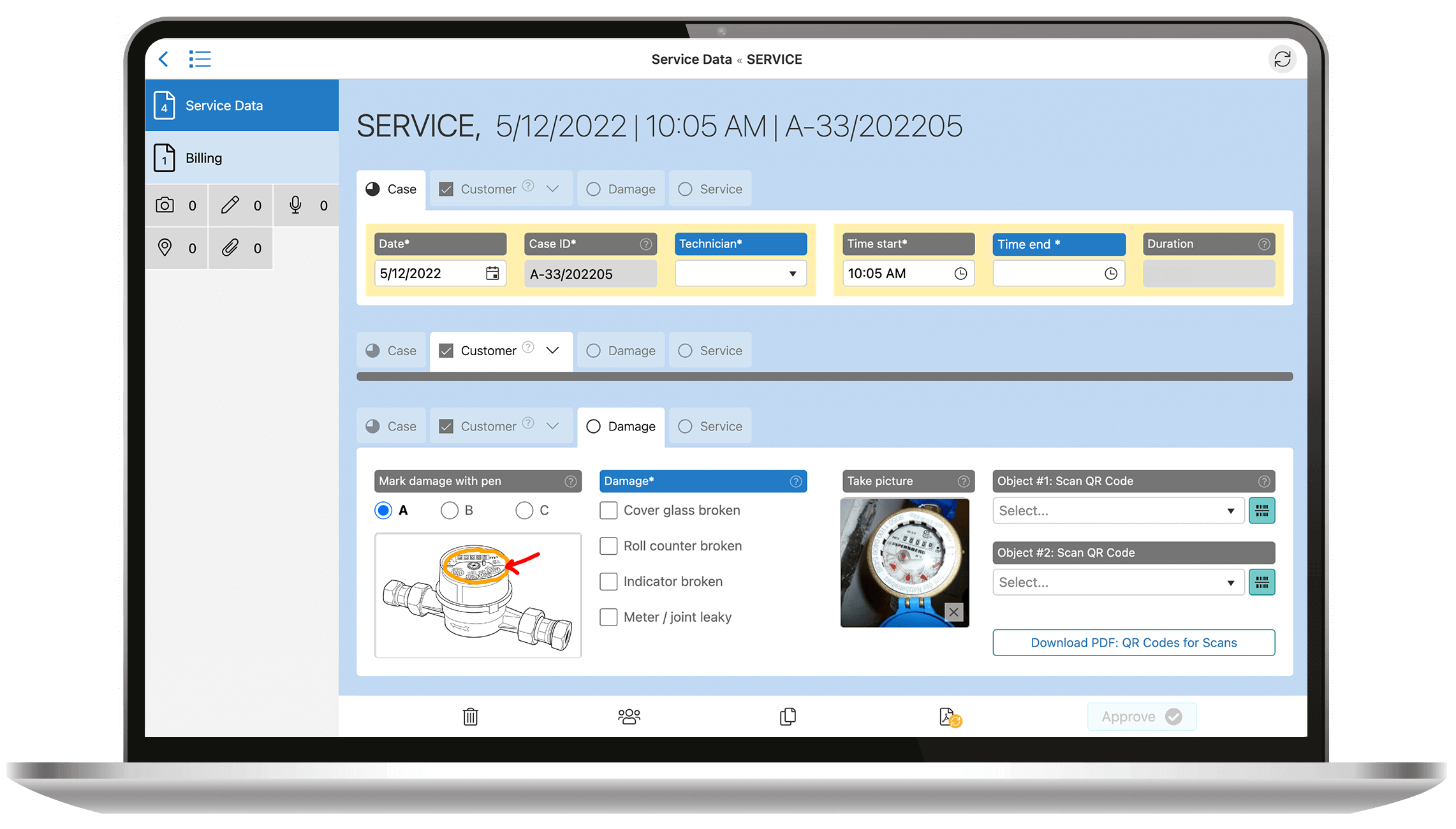 HybridForms: Mobile responsive forms - laptop