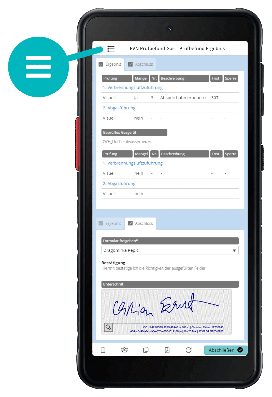 Netz Niederösterreich: Mobile responsive forms