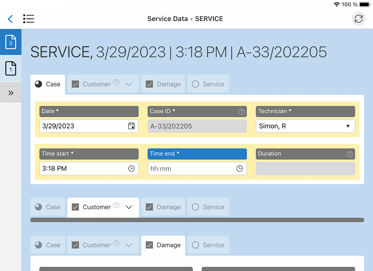 HybridForms App: Usability - Standard zoom