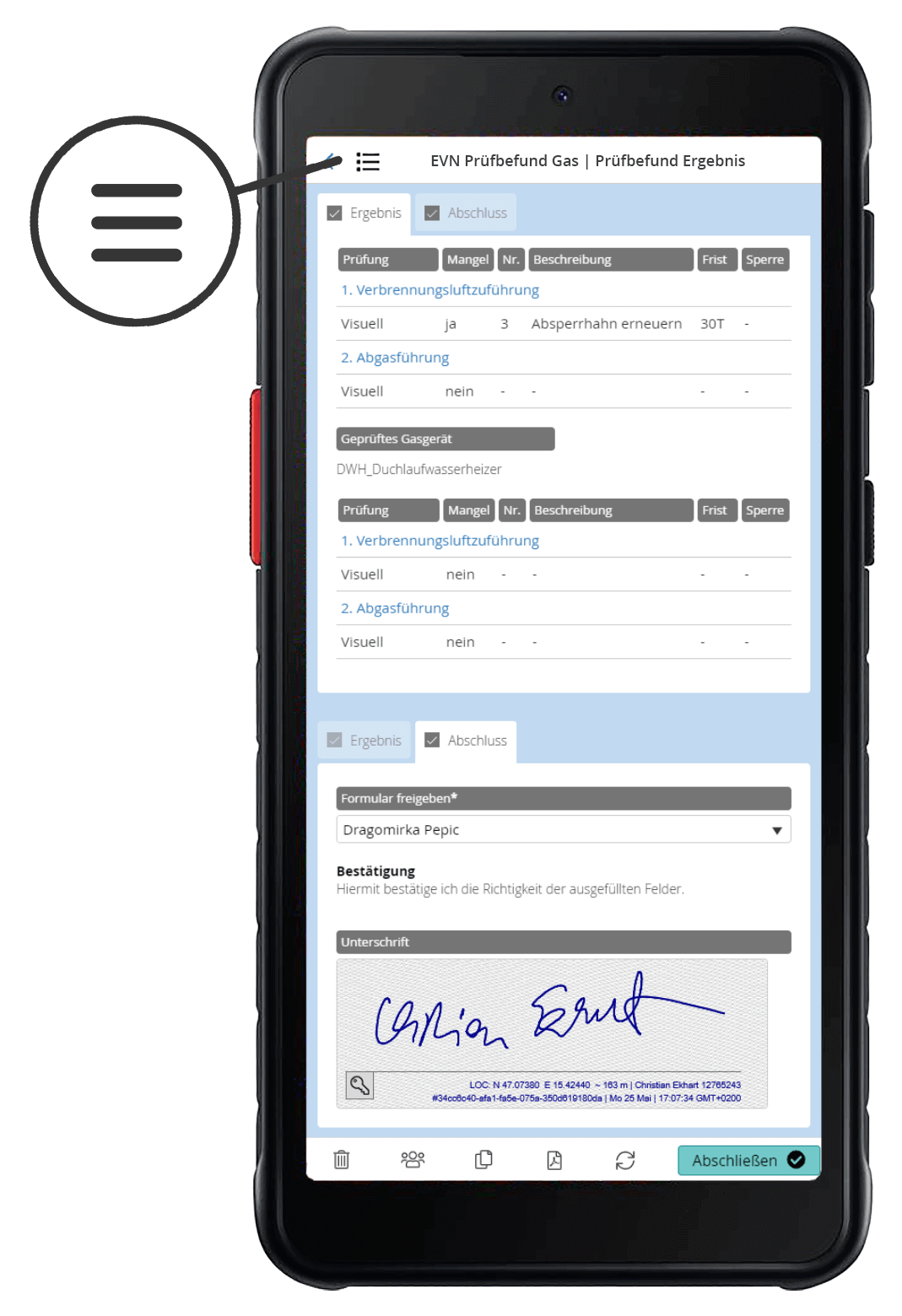 Netz Niederösterreich: Mobile responsive forms