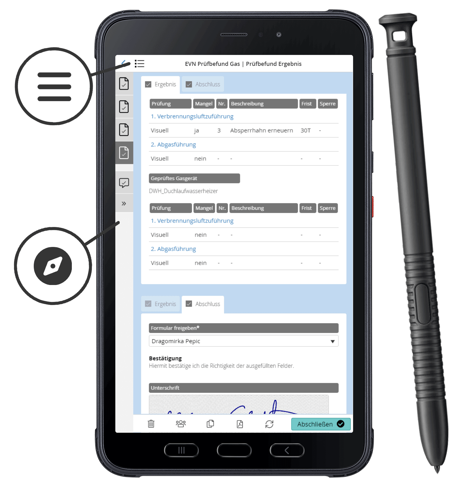 Netz Niederösterreich: Mobile responsive forms