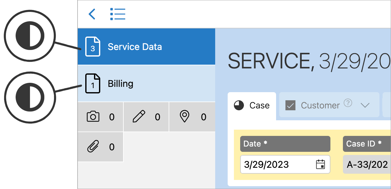 HybridForms App: Usability - Status empty mandatory fields