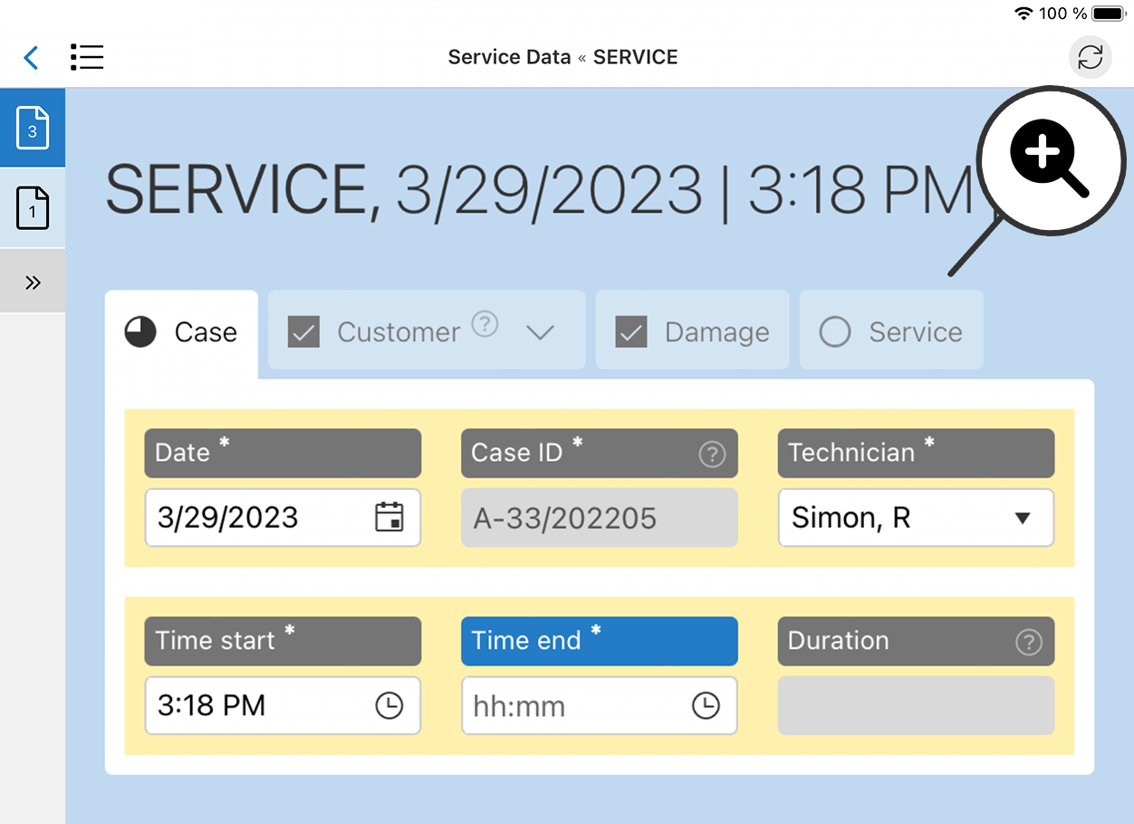 HybridForms App: Usability - Adaptive zoom