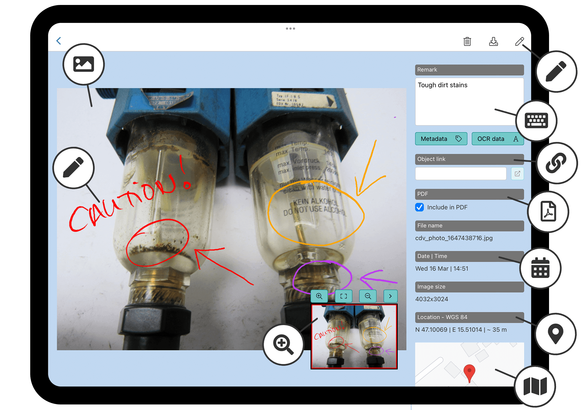 HybridForms App: Photo documentation with smartphone and tablet HybridForms App: Photo documentation with smartphone and tablet