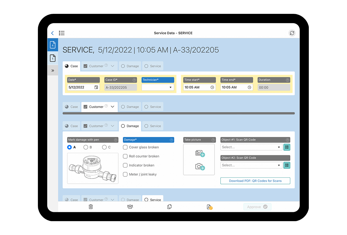 HybridForms: Use Case Service