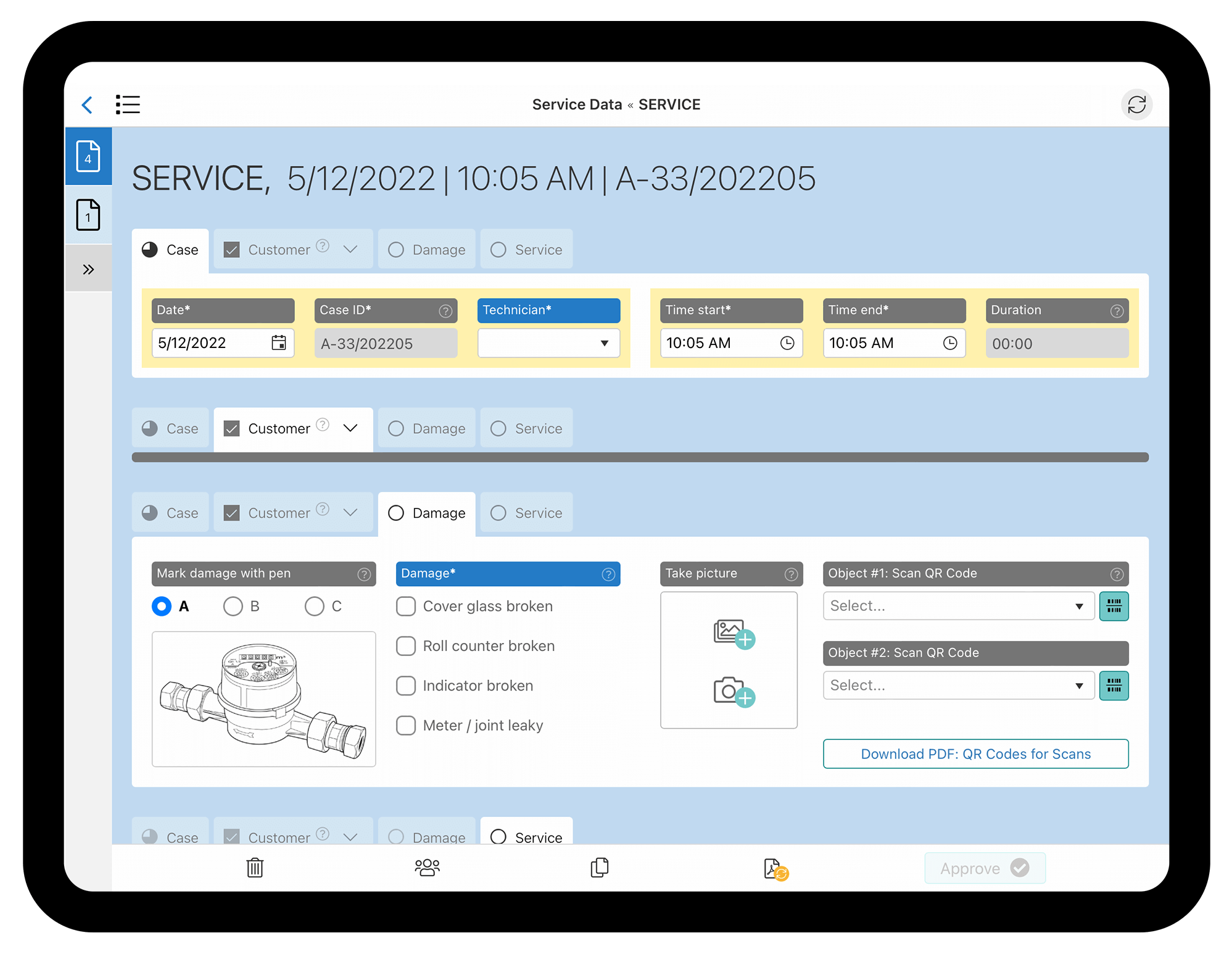 HybridForms: Use Case Service