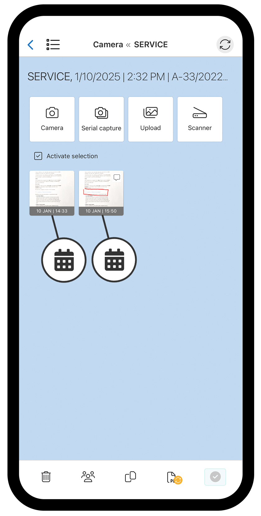 HybridForms with integrated document scanner HybridForms with integrated document scanner