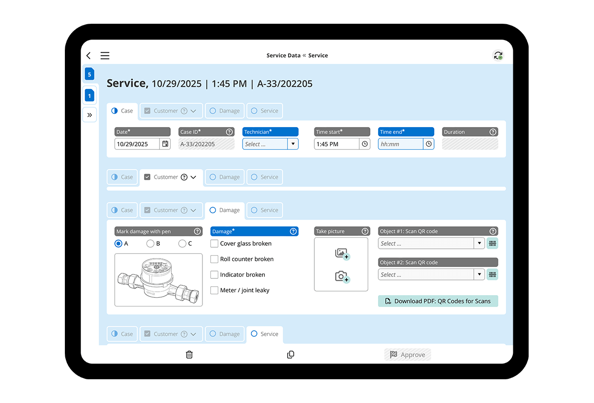 HybridForms: Use Case Service