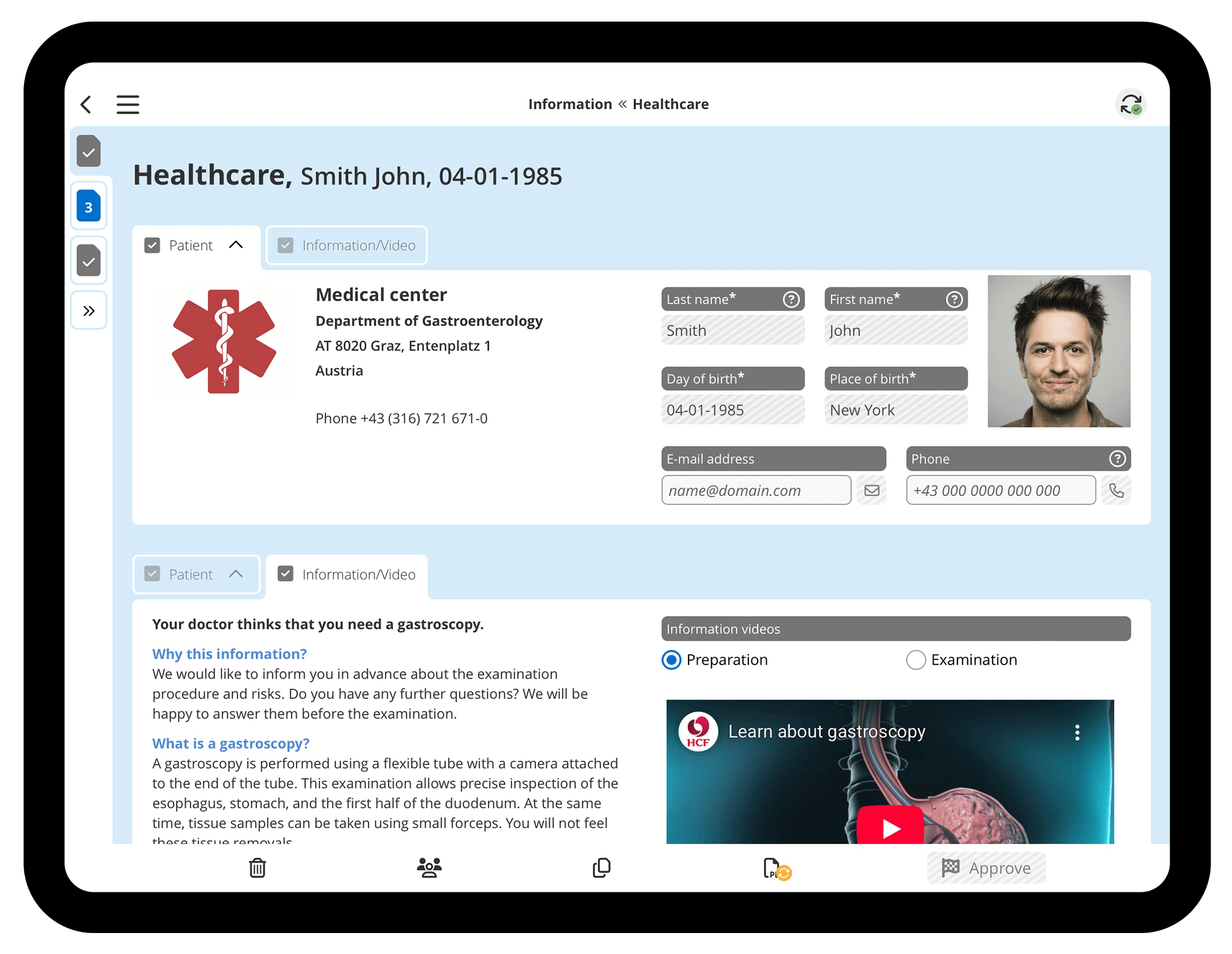 HybridForms: Use Case Healthcare