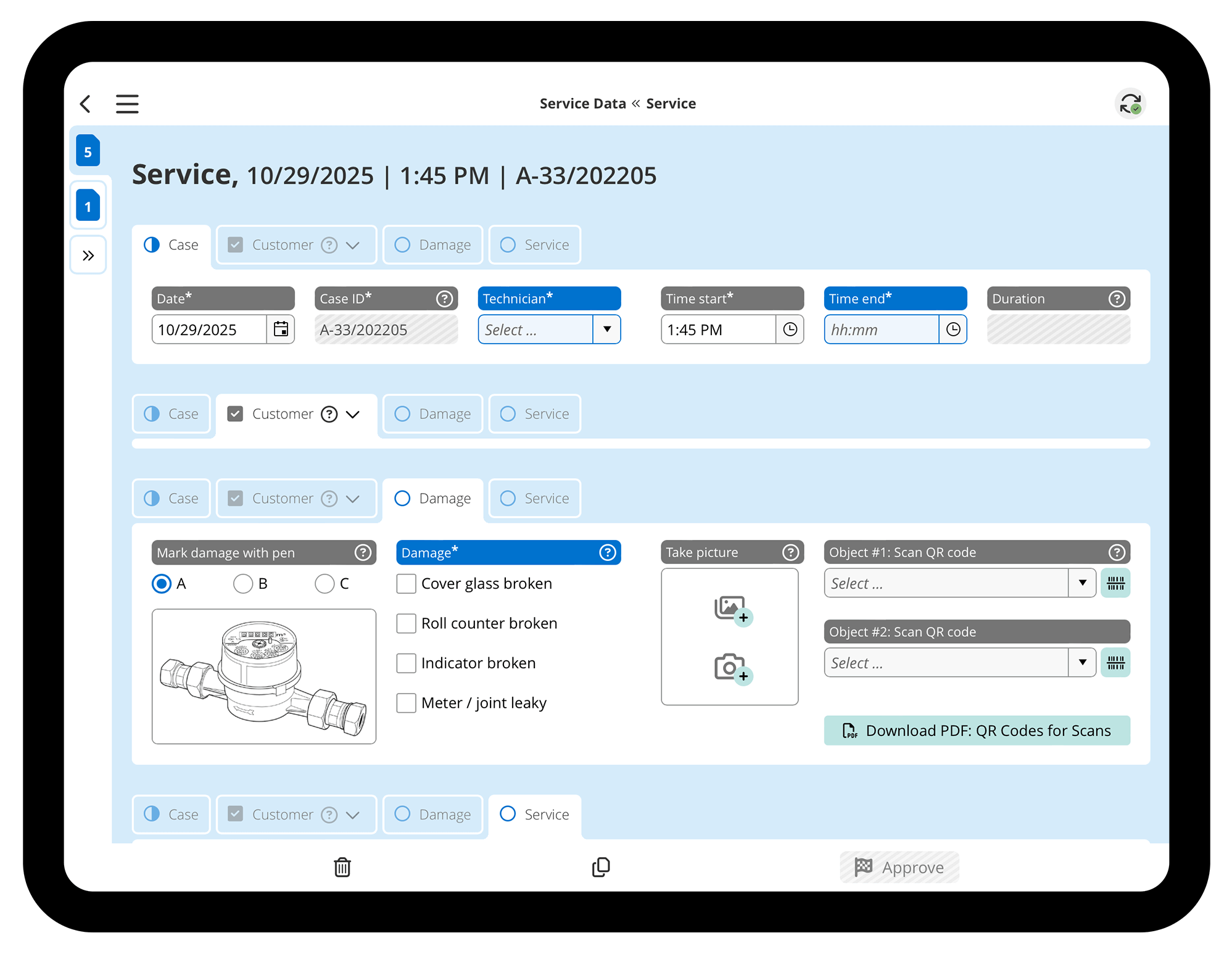 HybridForms: Use Case Service