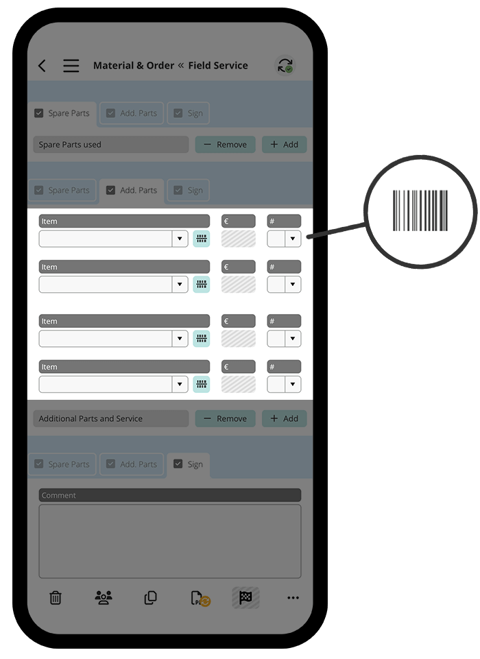 HybridForms App: Scanning HybridForms App: Scanning
