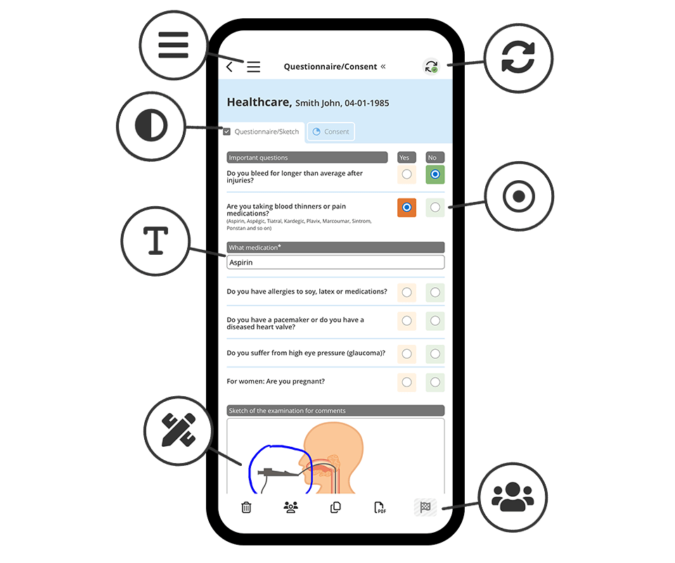 HybridForms: Digital documentation and mobile forms processes
