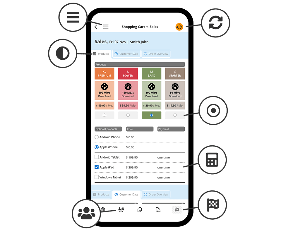 HybridForms: Digital documentation and mobile forms processes