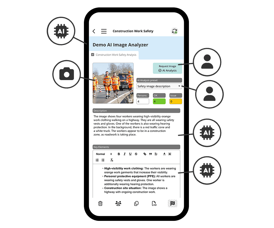 HybridForms: Digital documentation and mobile forms processes