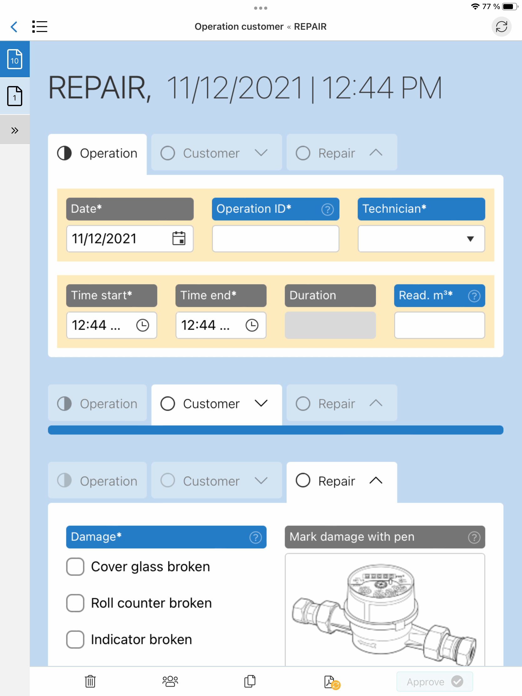 HybridForms: Adaptive Zoom