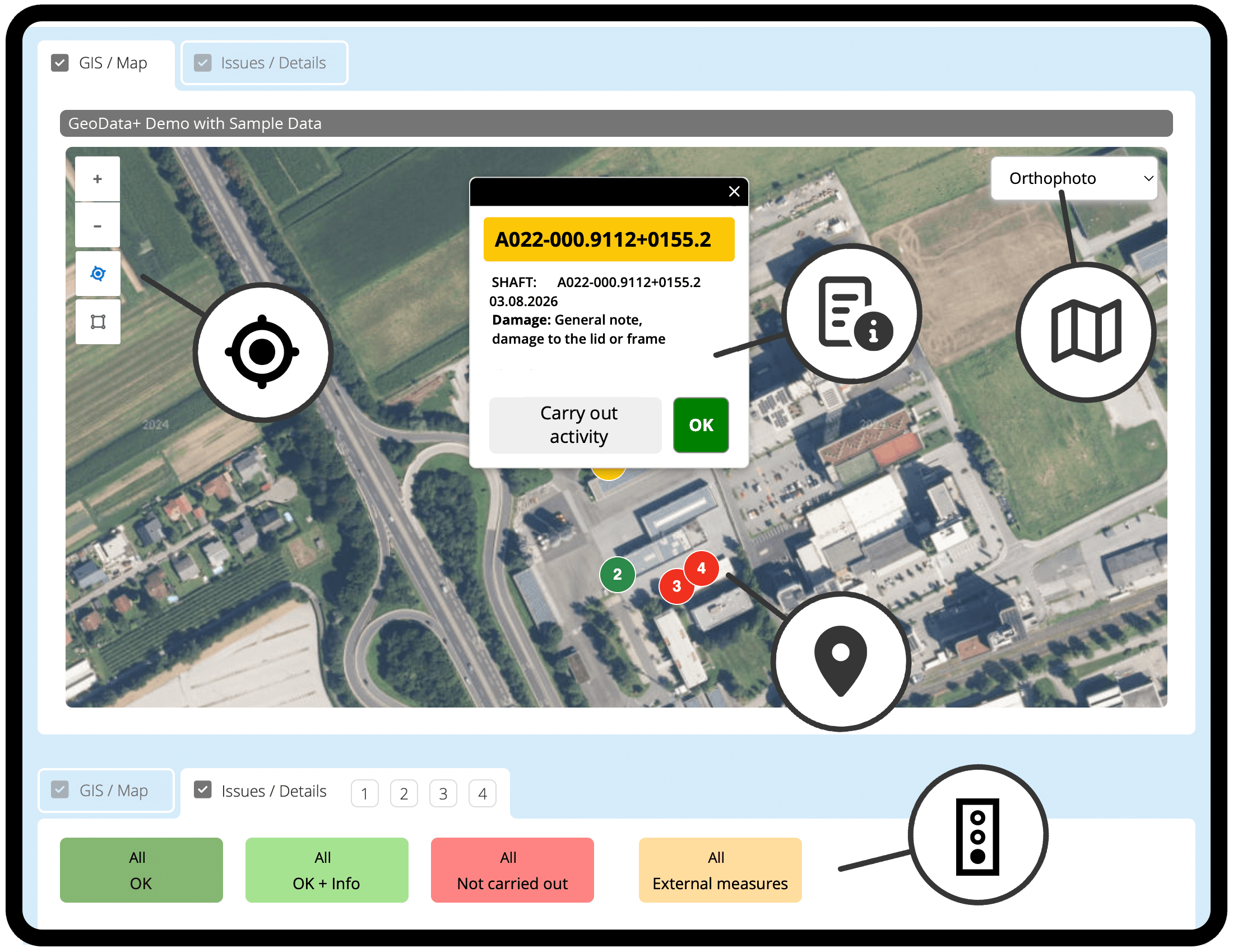 HybridForms Version 10.7: GeoData+ Map Server Integration